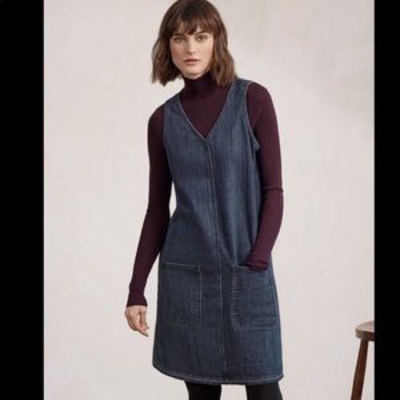 Wrap London Mini Pocket Denim Jumper - Picture 3 of 3